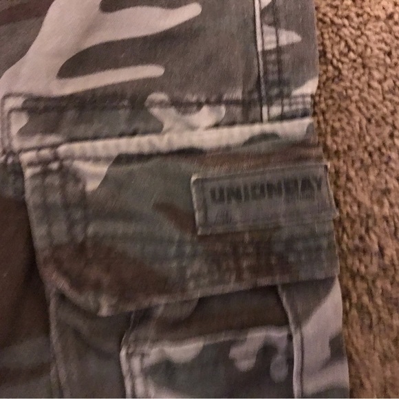 Vintage Unionbay Wide Leg Cargo Pants Camouflage - Picture 4 of 5
